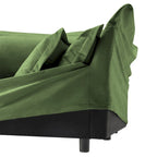 73.2 Chenille Modular 3-Seat Sofa with Removable Washable Covers And Multiple Pillows