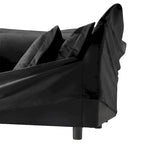 73.2 Chenille Modular 3-Seat Sofa with Removable Washable Covers And Multiple Pillows