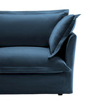 73.2 Chenille Modular 3-Seat Sofa with Removable Washable Covers And Multiple Pillows