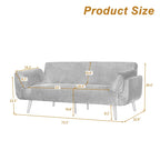 Convertible Sleeper Sofa Futon Sofa Bed Recliner Lounge For Living Room