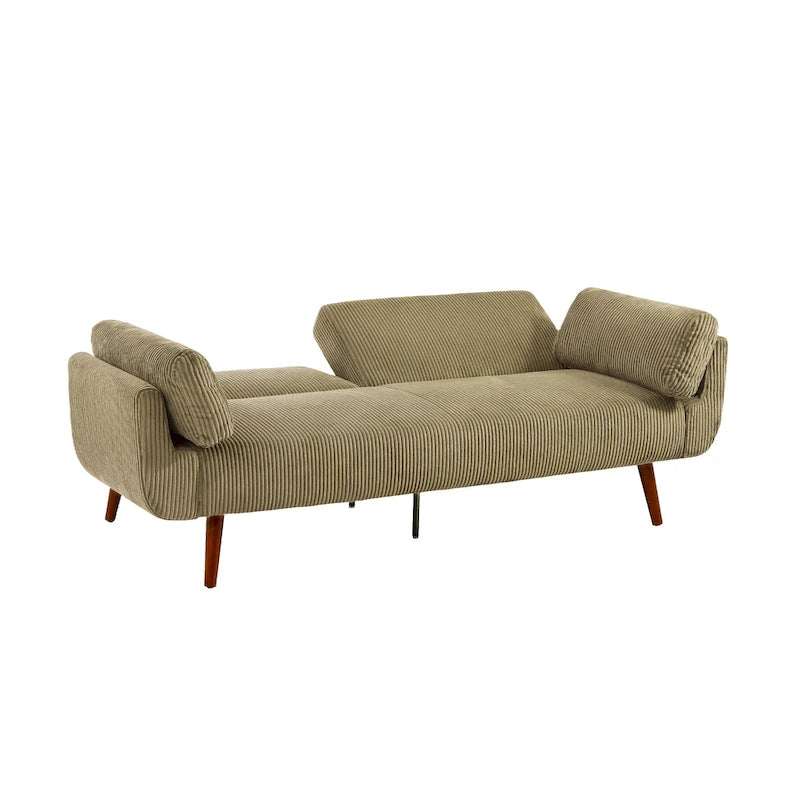 Convertible Sleeper Sofa Futon Sofa Bed Recliner Lounge For Living Room