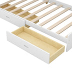 King Size Upholstered Bed with Storage Headboard and Trundle