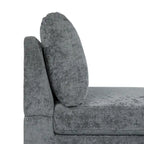Beamon Contemporary Fabric Chaise Lounge by  - 69.00 L x 29.00 W x 30.00 H