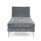 Beamon Contemporary Fabric Chaise Lounge by  - 69.00 L x 29.00 W x 30.00 H