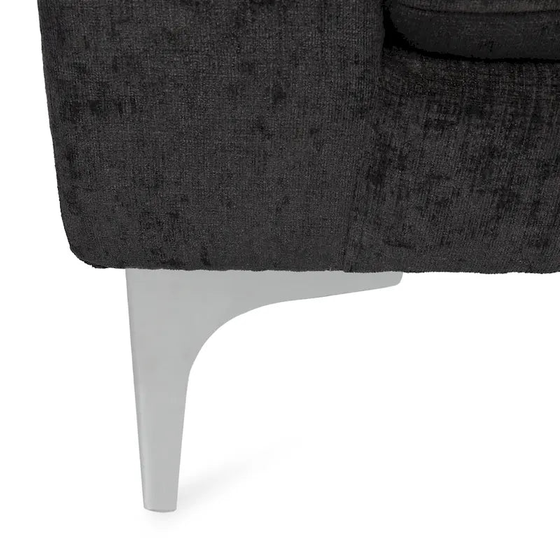 Beamon Contemporary Fabric Chaise Lounge by  - 69.00 L x 29.00 W x 30.00 H