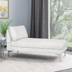 Beamon Contemporary Fabric Chaise Lounge by  - 69.00 L x 29.00 W x 30.00 H