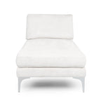 Beamon Contemporary Fabric Chaise Lounge by  - 69.00 L x 29.00 W x 30.00 H