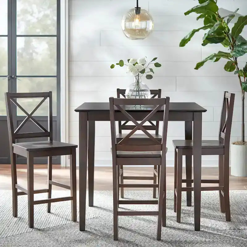 Virginia Cross Back 24-inch Stool (Set of 2)