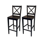 Virginia Cross Back 24-inch Stool (Set of 2)