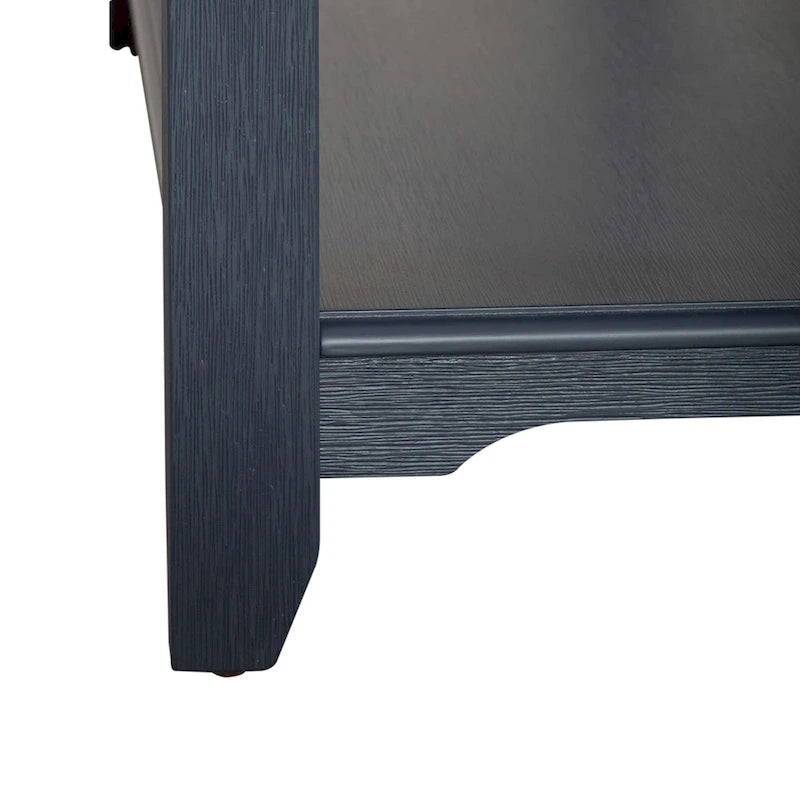 Summerville Navy Wire Brushed Sofa Table Living Room Accent