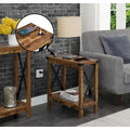  Durango Chairside Table with Charging Station and Shelf