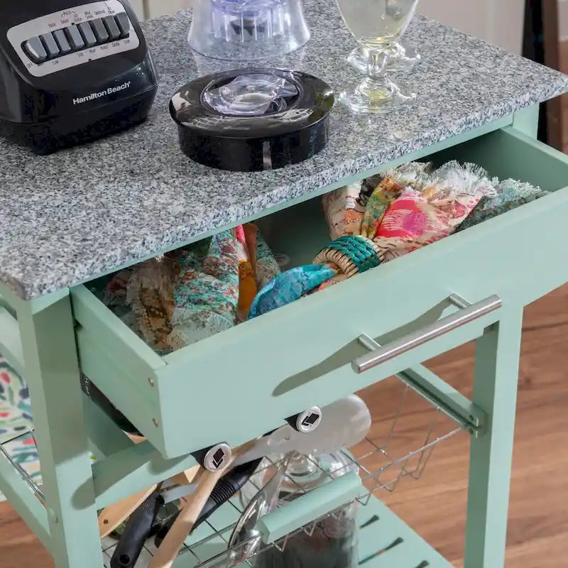 Jake Compact Mobile Rolling Kitchen Cart