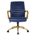 Baldwin Mid-Back Faux Leather Chair