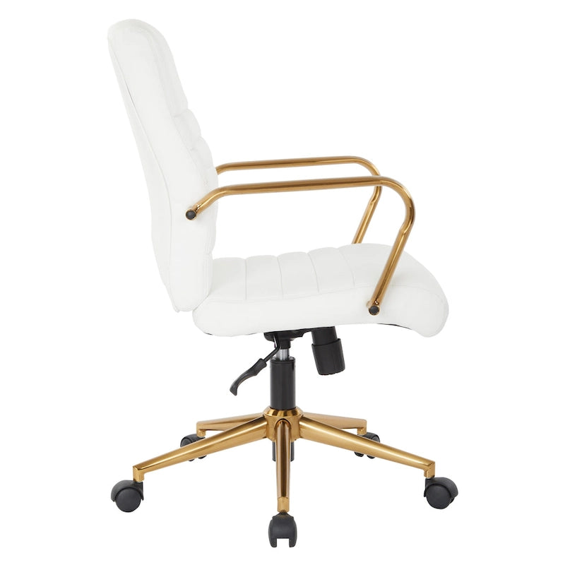 Baldwin Mid-Back Faux Leather Chair