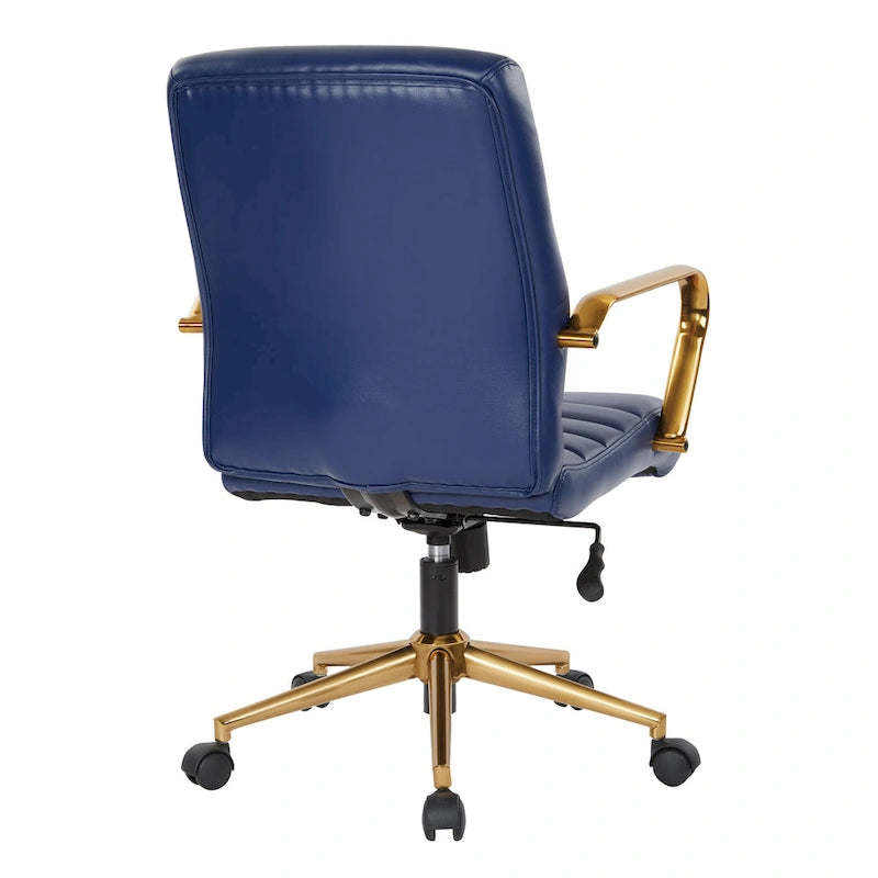 Baldwin Mid-Back Faux Leather Chair