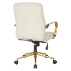 Baldwin Mid-Back Faux Leather Chair