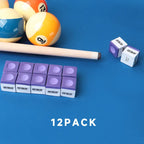 GSE 12-Pack Billiard/Pool Cue Chalks, Billiard Pool Table Accessories