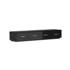 70.9 Wall-Mounted Media Console Chic Storage Solution Home Theaters