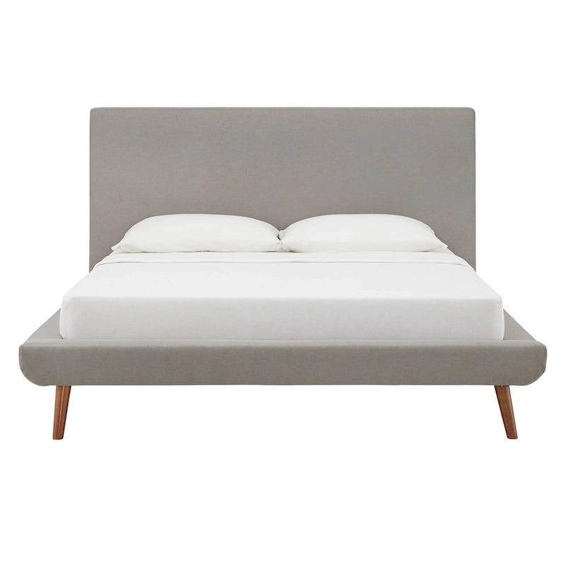 Laurencia Mid-Century Upholstered Platform Bed by  Modern
