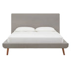 Laurencia Mid-Century Upholstered Platform Bed by  Modern