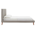 Laurencia Mid-Century Upholstered Platform Bed by  Modern