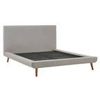 Laurencia Mid-Century Upholstered Platform Bed by  Modern