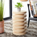 SAFAVIEH Harmanda Accent Table - 12 W x 12 D x 19 H - 12Wx12Dx19H
