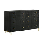 Anser Black and Grey 4-piece Bedroom Set