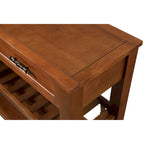 Console Sofa Table with 2 Storage Drawers and 2 Tiers Shelves, 42 Wood Buffet Sideboard for Room Kitchen Entryway Hallway