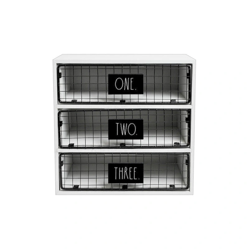 Desktop Organizer - ONE TWO THREE