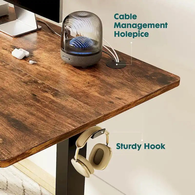 Electric Height Adjustable Ergonomic Computer Desk